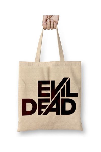 Baskı Dükkanı Evil Dead υφασμάτινη τσάντα με μακριά λαβή