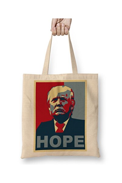 Baskı Dükkanı Tromp Hope tkanina Torba duga Sa ručkom