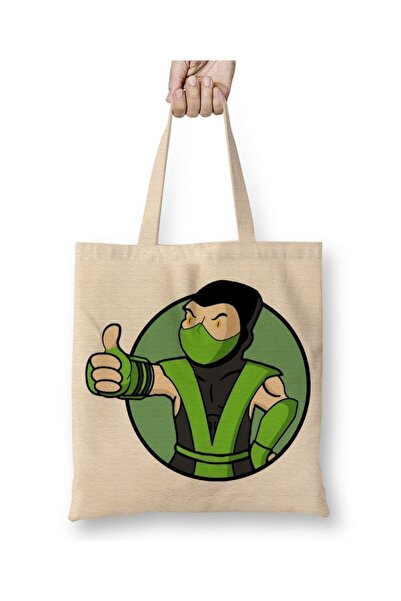 Baskı Dükkanı Reptile Vault Boy tkanina Torba duga Sa ručkom