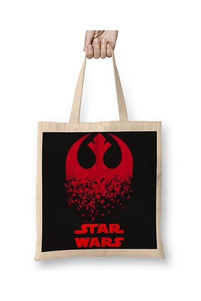 Baskı Dükkanı Star Wars 03 υφασμάτινη τσάντα με μακριά λαβή