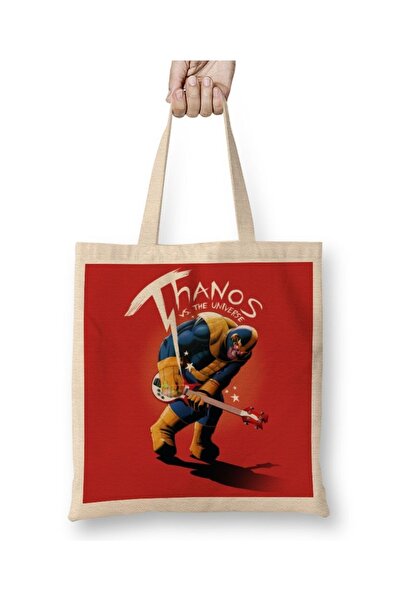 Baskı Dükkanı Tkanina Thanos protiv univerzuma Torba duga Sa ručkom