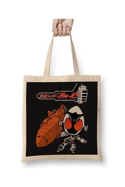 Baskı Dükkanı Kamen Rider Fourze 2 Tkanina Torba Duga Sa ručkom