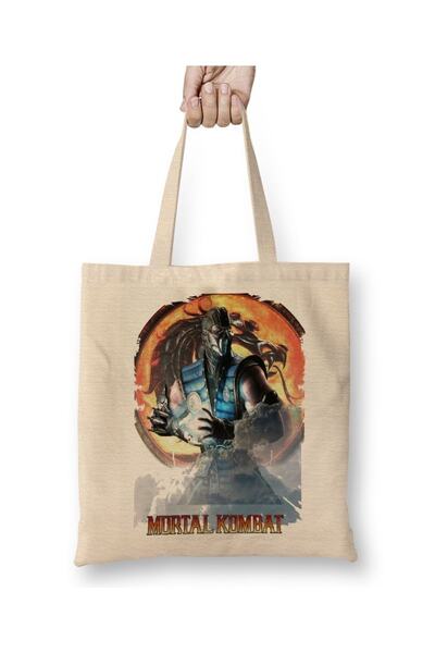 Baskı Dükkanı Sub Zero Mortal Kombat igračka odeća Torba duga Sa ručkom