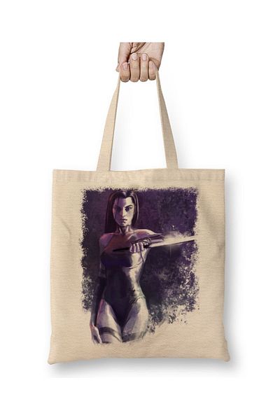 Baskı Dükkanı Υφασμάτινη τσάντα Psylocke με μακριά λαβή