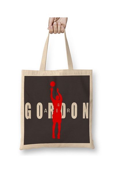 Baskı Dükkanı Υφασμάτινη τσάντα Gordon με μακριά λαβή