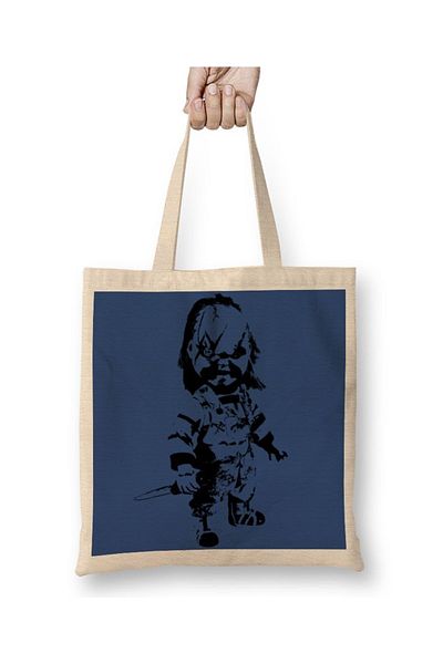 Baskı Dükkanı Chucky 03 υφασμάτινη τσάντα με μακριά λαβή