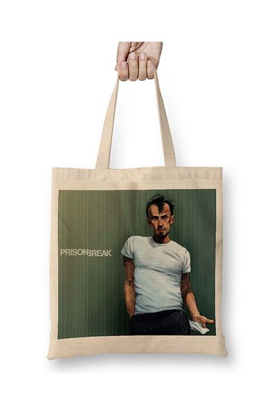 Baskı Dükkanı Prison Break T Bag υφασμάτινη τσάντα με μακριά λαβή