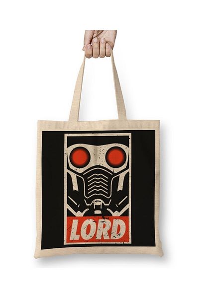 Baskı Dükkanı Υφασμάτινη τσάντα Star Lord με μακριά λαβή