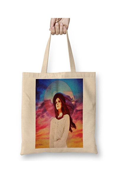 Baskı Dükkanı Lana Del Rey tkanina Torba duga Sa ručkom