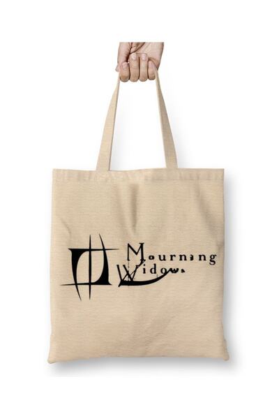 Baskı Dükkanı Tkanina sa logotipom "Mourning Widows" Torba duga Sa ručkom