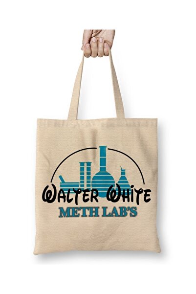 Baskı Dükkanı Breaking Bad Walter Labs humoristična majica Torba dugih Sa ručkom
