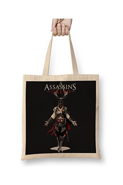 Baskı Dükkanı Assassins Creed tkanina Torba duga Sa ručkom