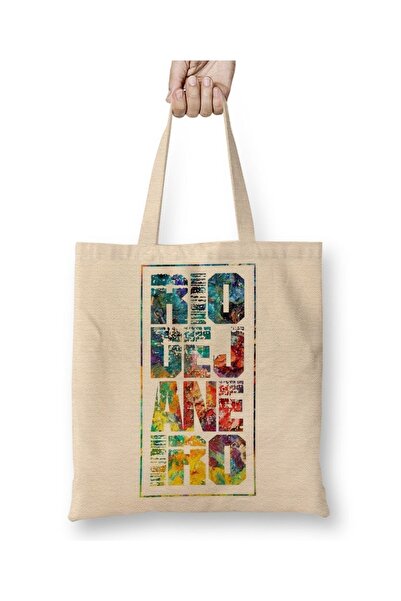 Baskı Dükkanı نبذة عن حقيبة توت روتس ريو دي جانيرو بمقبض طويل