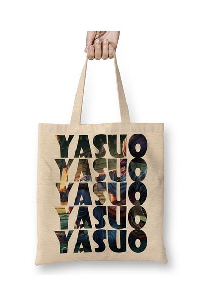 Baskı Dükkanı Υφασμάτινη τσάντα Yasuo με μακριά λαβή