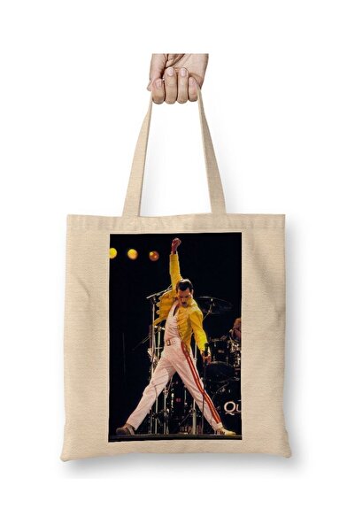 Baskı Dükkanı Freddie Mercury 05 Tkanina Torba Duga Sa ručkom