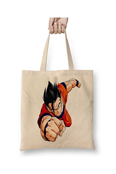 Baskı Dükkanı Son Gohan tkanina Torba duga Sa ručkom