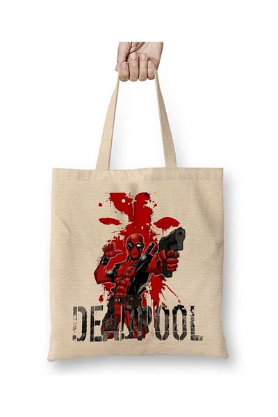 Baskı Dükkanı Deadpool (2) υφασμάτινη τσάντα με μακριά λαβή