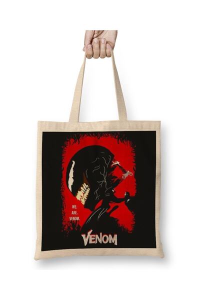 Baskı Dükkanı Venom 01 Tkanina Torba Duga Sa ručkom