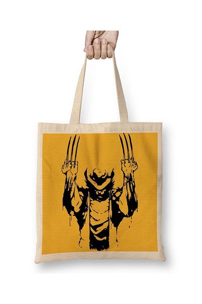 Baskı Dükkanı Υφασμάτινη τσάντα Wolverine X Men 2 με μακριά λαβή
