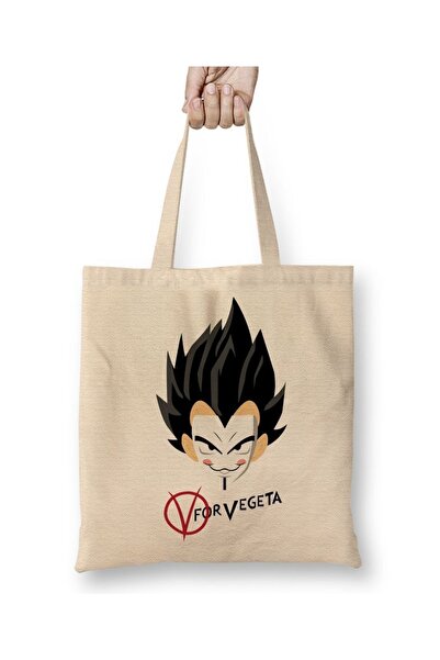 Baskı Dükkanı V za Vegeta tkaninu Torba dugačku Sa ručkom
