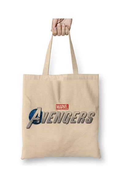 Baskı Dükkanı Marvel Avengers 09 υφασμάτινη τσάντα με μακριά λαβή