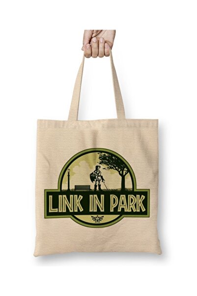 Baskı Dükkanı Jurassic Link In Park Tkanina Torba Duga Sa ručkom