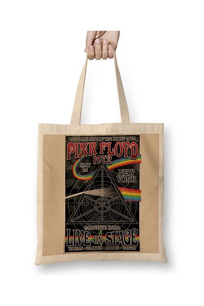 Baskı Dükkanı Pink Floyd υφασμάτινη τσάντα με μακριά λαβή