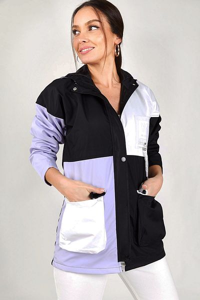 armonika Regenjacke - Schwarz - Bomberjacken
