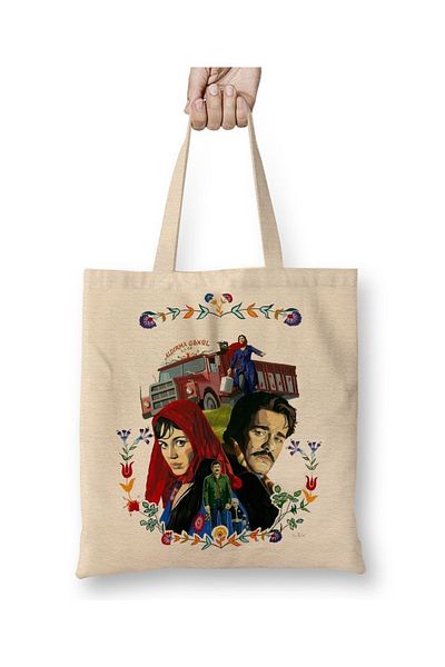 Baskı Dükkanı Selvi Boylum Al Yazılim Cloth Bag Long Handle