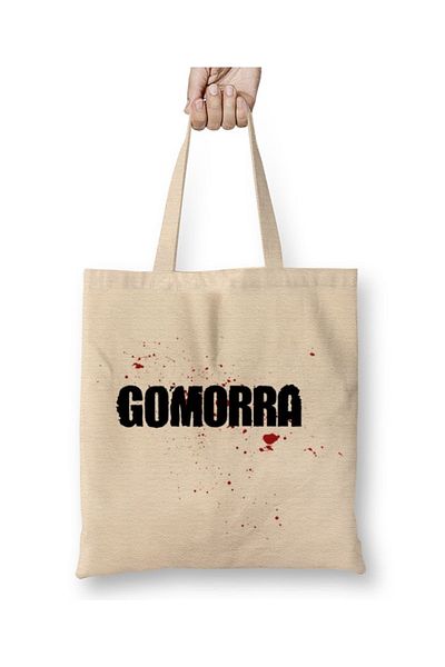 Baskı Dükkanı Υφασμάτινη τσάντα Gomorra με μακριά λαβή