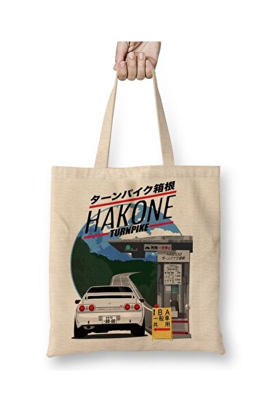 Baskı Dükkanı Hakone Nissan Skyline R32 tkanina Torba duga Sa ručkom