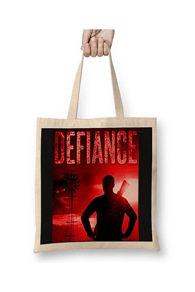 Baskı Dükkanı Υφασμάτινη τσάντα Defiance με μακριά λαβή