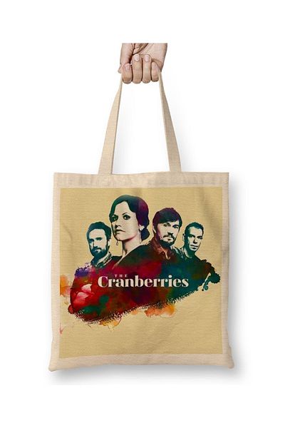 Baskı Dükkanı Geantă din pânză Cranberries cu mâner lung