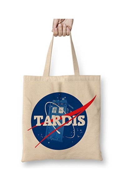 Baskı Dükkanı Doktor Hu Tardis NASA tkanina Torba duga Sa ručkom