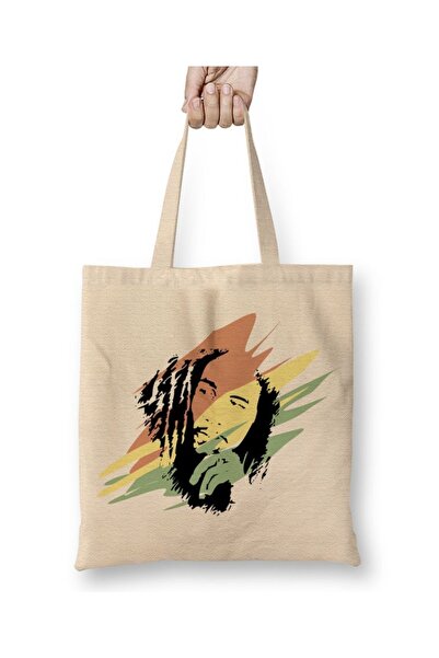 Baskı Dükkanı Bob Marley 02 Tkanina Torba Duga Sa ručkom