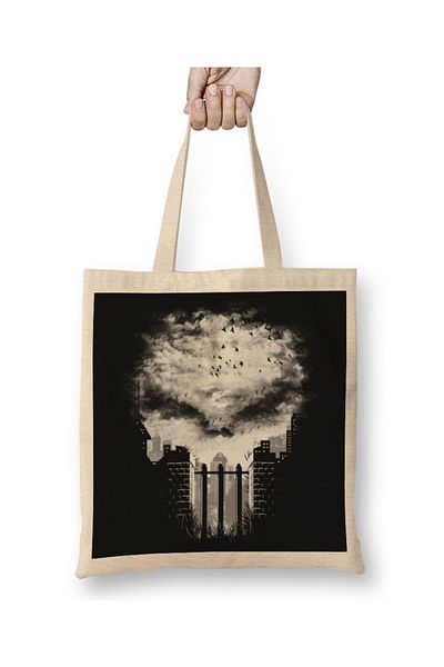 Baskı Dükkanı The Punisher υφασμάτινη τσάντα με μακριά λαβή