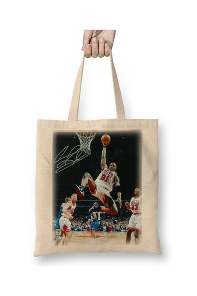 Baskı Dükkanı Rodman Dunk Cloth Torba Dugačka Sa ručkom
