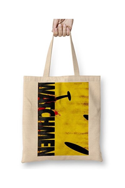 Baskı Dükkanı Watchmen Boton tkanina Torba duga Sa ručkom
