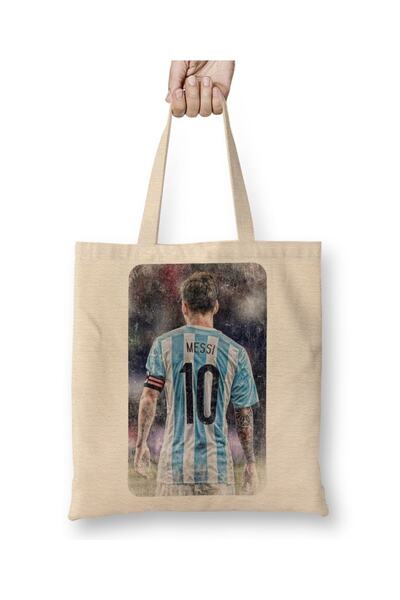 Baskı Dükkanı Argentina Messi tkanina Torba duga Sa ručkom