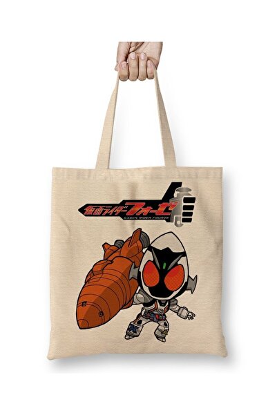Baskı Dükkanı Kamen Rider Fourze odeća Torba duga Sa ručkom