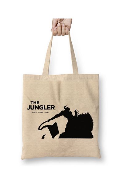 Baskı Dükkanı The Jungler - Sejuani υφασμάτινη τσάντα με μακριά λαβή