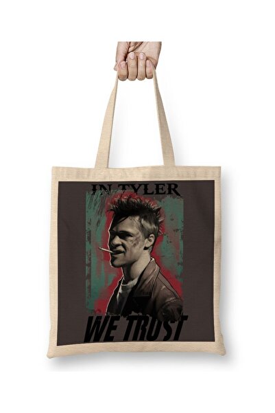 Baskı Dükkanı Luta Em Tyler Durden 02 Tkanina Torba Duga Sa ručkom