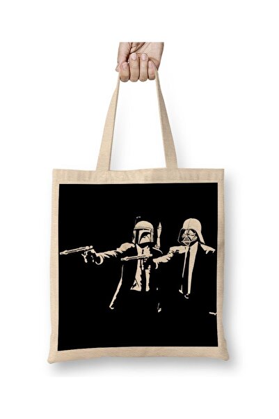 Baskı Dükkanı Pulp Fiction ratni platni Torba dugi Sa ručkom