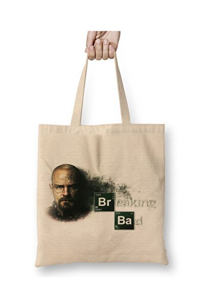 Baskı Dükkanı Geantă din pânză Heisenberg Walter White Breaking Bad cu mâner ...