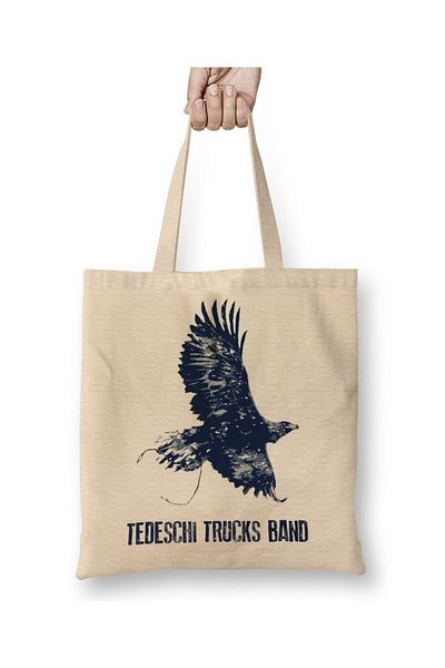 Baskı Dükkanı Υφασμάτινη τσάντα Tedeschi Trucks Band με μακριά λαβή