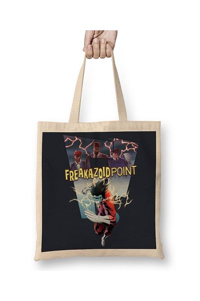 Baskı Dükkanı Υφασμάτινη τσάντα Freakazoidpoint με μακριά λαβή