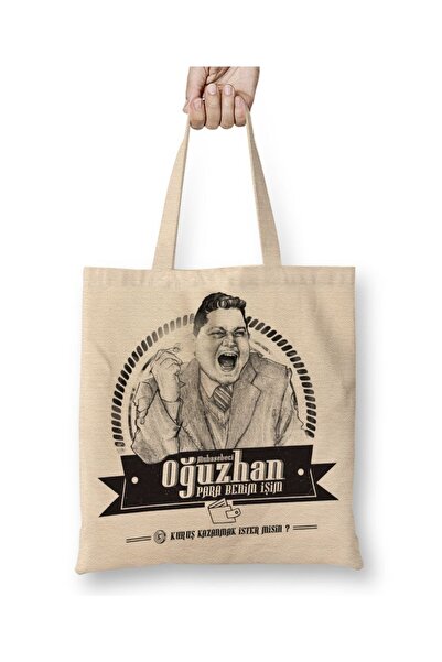 Sibling Share Accountant Oğuzhan Cloth Bag Long Handle