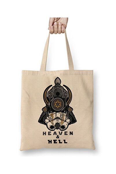 Baskı Dükkanı H&h Star Wars Stormstrooper Kenshi Bez Çanta Uzun Saplı