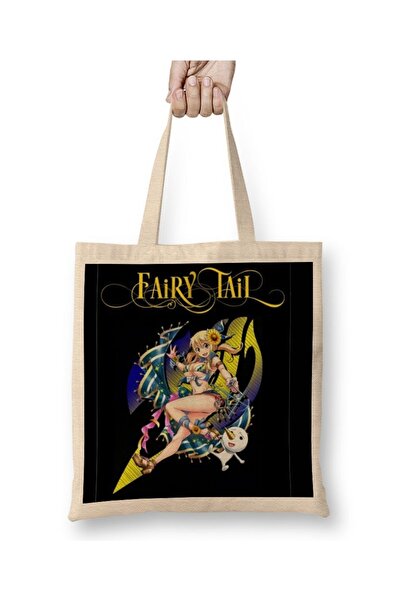 Baskı Dükkanı Fairy Tail Lucy Heartfilia Anime Manga Odelo Torba Dugo Sa ručkom
