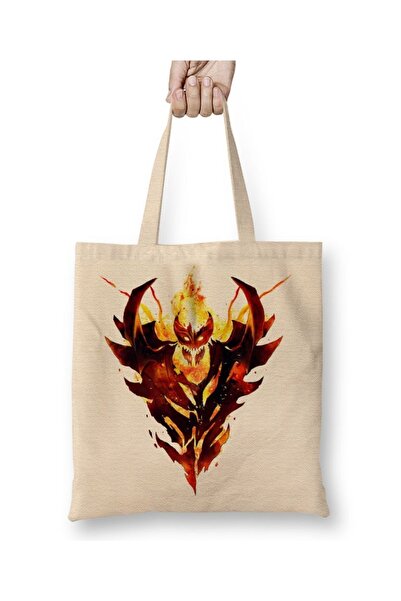 Baskı Dükkanı Dota 2 Shadow Demon Cloth Torba Long Sa ručkom